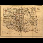 Lubbock area Indian Country Vintage map